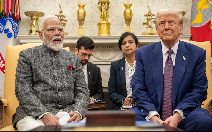 ট্রাম্পের শুল্ক নিয়ে মোদির কড়া প্রতিক্রিয়া